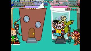 M.u.g.e.n Pico & Sora Vs Ren & Ed, Edd N Eddy
