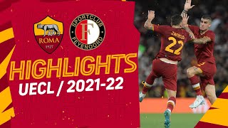 Zaniolooooo Roma 1-0 Feyenoord Conference League Highlights 2021-22