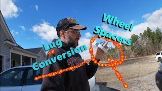 Lug Conversion And Wheel Spacers - Any Car - 1994 Honda Accord