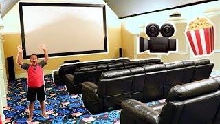MOVIE THEATRE HOUSE TOUR!