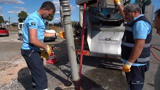 Lüleburgaz'da İSKİ iş birliğiyle kollektör kanalizasyon hatlarında temizlik çalı