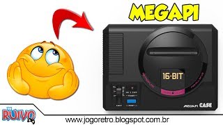 Megapi Para Raspberry Pi - O Novo Case Estilo Mega Drive Da Retroflag
