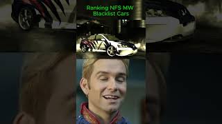 Ranking Need For Speed Most Wanted Blacklist Cars