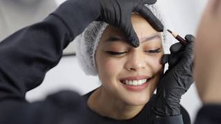 Lily Maymac Getting Her Eyebrow Microbladed