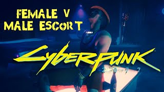 Cyberpunk 2077 - Female V & Male Escort Sex Scene (18+)