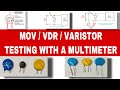 MOV, VDR #VARISTOR Testing with a Multimeter#metal oxide Resistance#Mahavire Elctronic and Electrica
