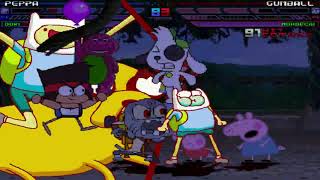Mugen Battle Team Discovery Kids Vs Team Cartoon Network