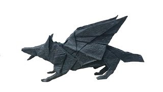 Winged Wolf Origami