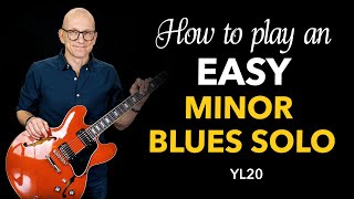 Minor blues solo you can play - 10 sweet licks - YL20