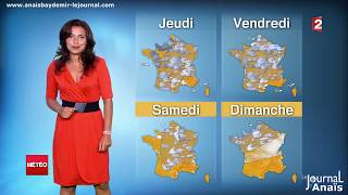 Anaïs Baydemir - Météo France2 12 Juillet 2014 20H