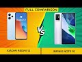 Xiaomi Redmi 12 VS Infinix Note 10 - Full Comparison ⚡Which one is Best