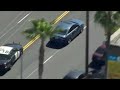 Burglar caught after high-speed car chase in LA