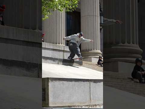 TJ Rogers going big in the big apple. 🍎 #RedBullDropInTour NYC 🗽