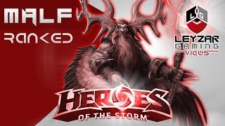 Heroes of the Storm Ranked Gameplay - Malfurion Full Support (HotS Hero League)