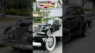 Evolution Of Cadillac.