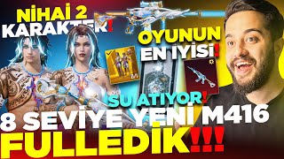 Yeni̇ 8 Sevi̇ye M416 Fulledi̇k Dövmeli̇ Ni̇hai̇ Karakterler Bayildim Pubg Mobile