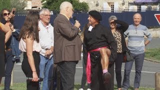 JOURNEE de la 1ERE du film l 'enterrement présence de Jean Lassalle INTER