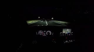 Muhteşem Gece Sürüşü Ve Sakar Virajları Honda Civic Fe1 182Hp Uzun Yol Bol Gazlama Ve Virajlar