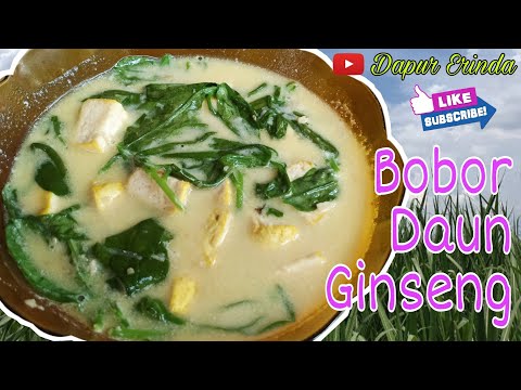 Dijamin Anak Anak Pasti Suka Apalagi Orang Dewasa 😍 | Kuahnya Gurih Wangi | Bobor Daun GINSENG