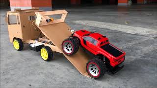 How to Make a Tow Truck from Cardboard