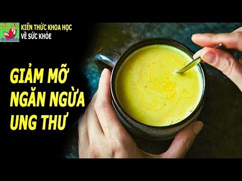 Uống sữa nghệ tươi và mật ong giúp giảm cân chống ung thư