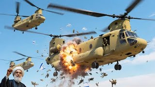 Kalkıştan Hemen Sonra 2.000 İsrail Askeri Taşıyan Bir Ch-47 Helikopteri Vuruldu.