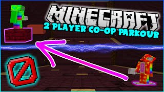 Minecraft | CONTROL YOUR PARTNER'S JUMPS! - Interactive Parkour Two Player Challenge