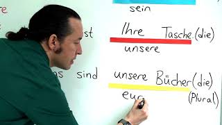 Almanca Temel A1A2 Ders - 26 Die Possessivartikel - Almanca İyelik Zamirleri