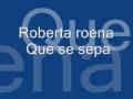 Breakbeat - Roberta roena - Que se sepa