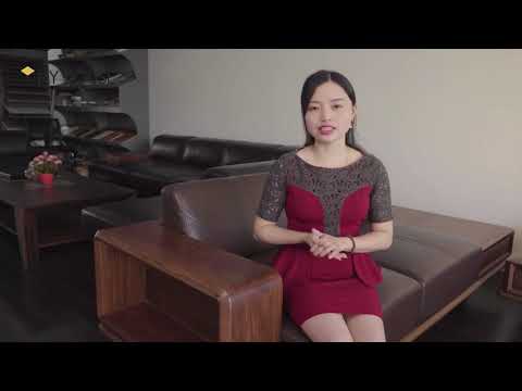 Bộ bàn ghế sofa gỗ óc chó của công ty nội thất My House