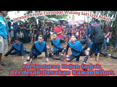 Full Janturan  Hujan, Gupak, bentar bentar gesekan Mau Ribut Turangga Wulung Sari  Live Bokol
