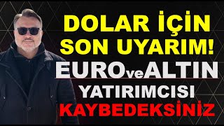 Dolar Tend Başladi Altın Gümüş Ve Euro Yatırımcısı Kaybedeceksi̇ni̇z