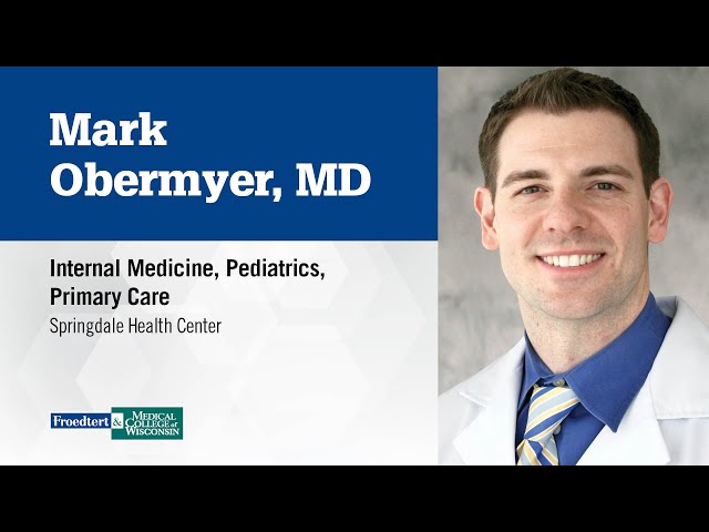 Watch Dr. Mark Obermyer, internal medicine physician and pediatrician on YouTube.
