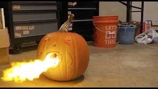 FLAMETHROWING PUMPKIN PRANK ON MOM!! 🎃🔥 FLAMETHROWING PUMPKIN PRANK ON MOM!! 🎃🔥