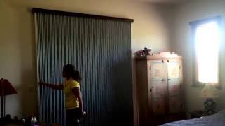 Vertical Honeycomb Blinds for Sliding Door
