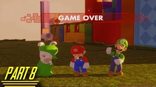 World 1 - 8 | Precarious Pillar - Mario + Rabbids Kingdom Battle - Part 8