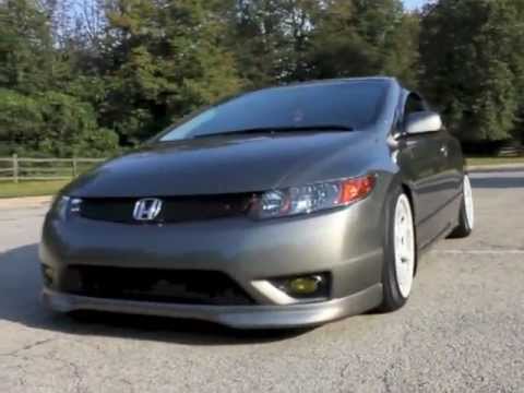 Stanced 2008 Civic Si - YouTube
