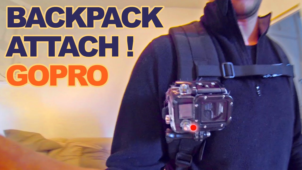 GoPro Tips #4 : GoPro on Backpack Shoulder Strap ! - YouTube