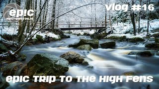 Vlog #16: An EPIC landscape photography trip in the snow: Promenade de la Hoëgne, High Fens Belgium