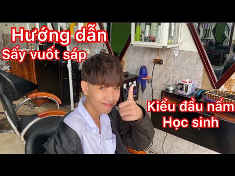 Kiểu Đầu Nấm sấy vuốt sáp như thế nào để tạo độ phồng đẹp trai Cho học sinh