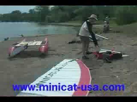 13' Inflatable Portable Sail Boat Catamaran. | How To Save Money And