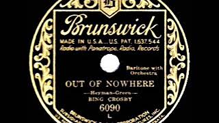 Watch Bing Crosby Out Of Nowhere video