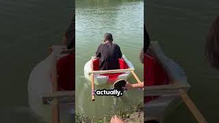 He Has A Weird Boat