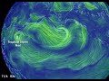 Tropical Storm Nuri becoming monster extratropical cyclone