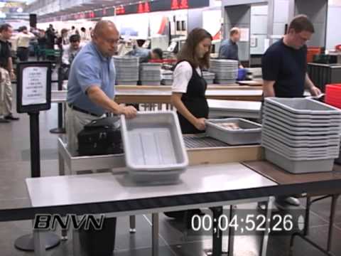 Airport Security Footage - September 2006. Minneapolis International Airport