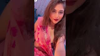 Pink Saree Hiral Radadiya Live