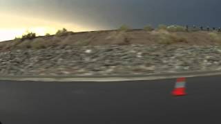 I-8 Freeway Shoulder Washes Down Onto Araby Road Off Ramp, Yuma, Arizona, 22 August 2013