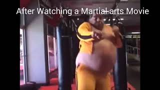 After Watching a Martial Arts Movie