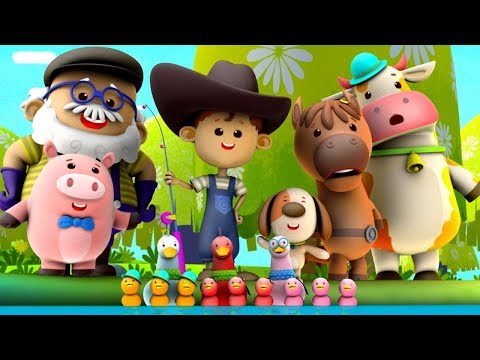 Funny Little Ducks | Ducks Song | Nursery Rhymes Songs For Babies | Kids Song By Little Eddie