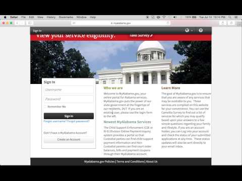 Alabama Child Support Login Make A Payment Myalabama Gov